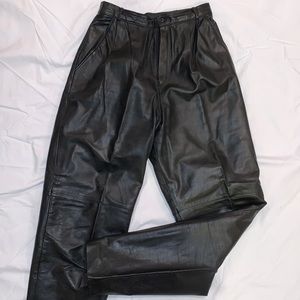 Leather pants